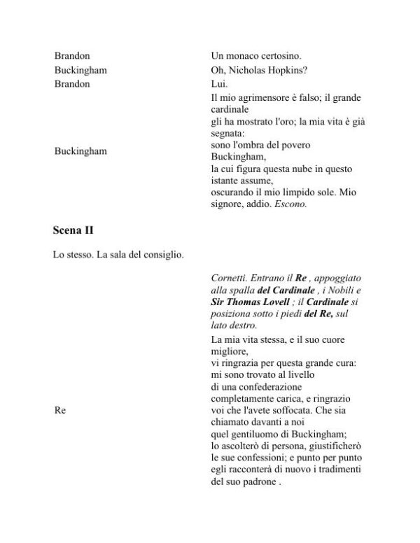 Enrico VIII - William Shakespeare (Henry VIII - Italiano) - Image 2