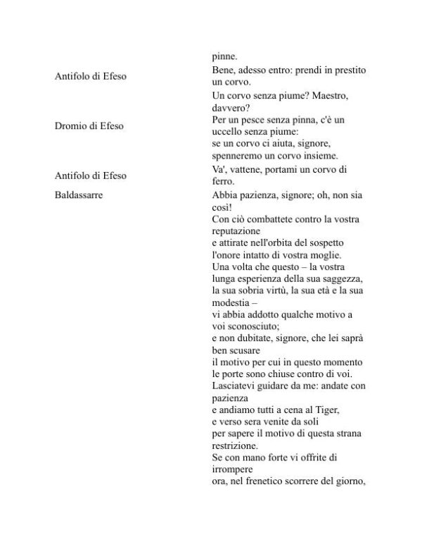 La commedia degli errori - William Shakespeare (The Comedy of Errors - Italiano) - Image 2