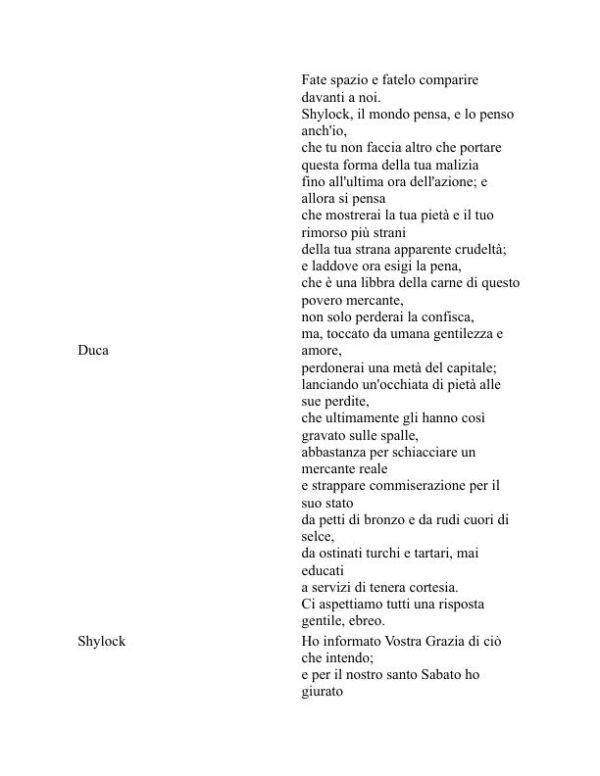 Il mercante di Venezia - William Shakespeare (The Merchant of Venice - Italiano) - Image 2