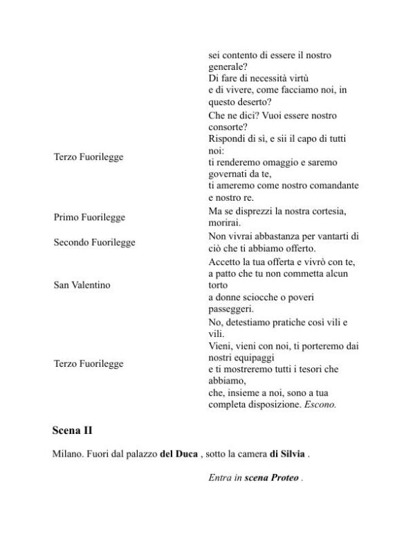 I due gentiluomini di Verona - William Shakespeare (The Two Gentlemen of Verona - Italiano) - Image 2