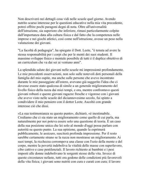 Guardando indietro - Edward Bellamy (Looking Backward - Italiano) - Image 2