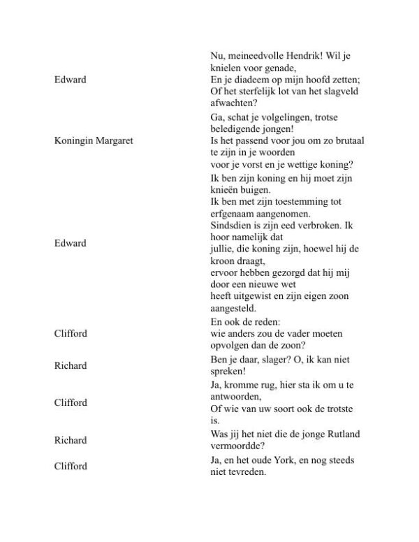 Hendrik VI, deel III - William Shakespeare (Henry VI, Part III - Nederlands) - Image 2