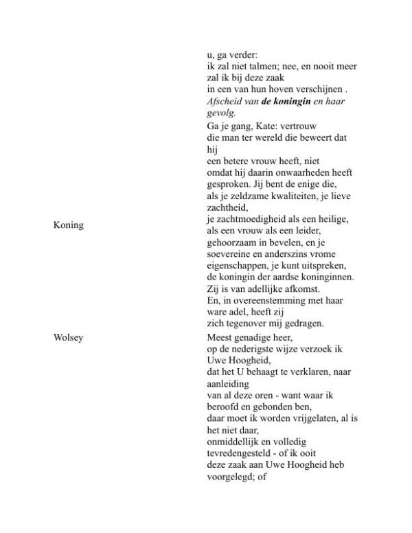 Hendrik VIII - William Shakespeare (Henry VIII - Nederlands) - Image 2