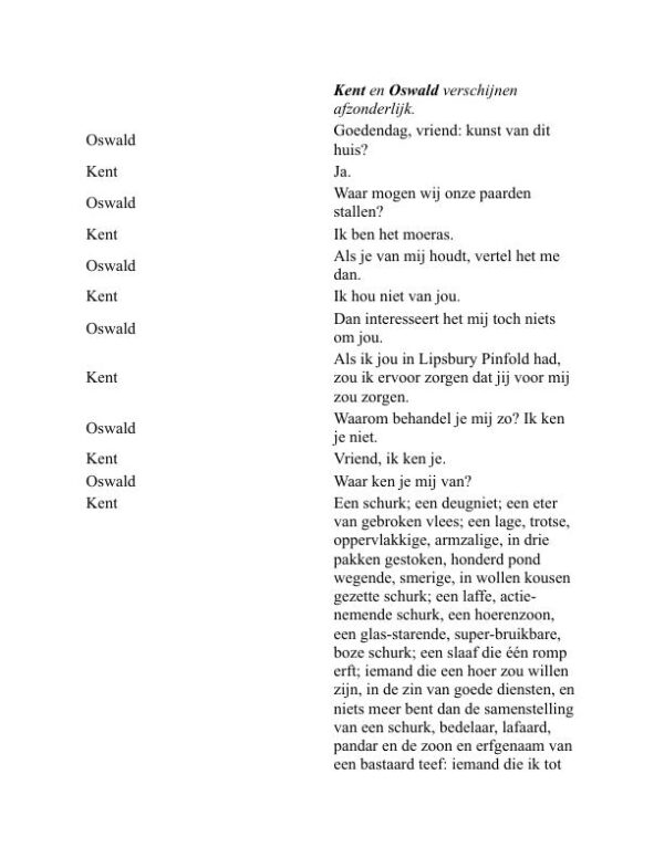 Koning Lear - William Shakespeare (King Lear - Nederlands) - Image 2