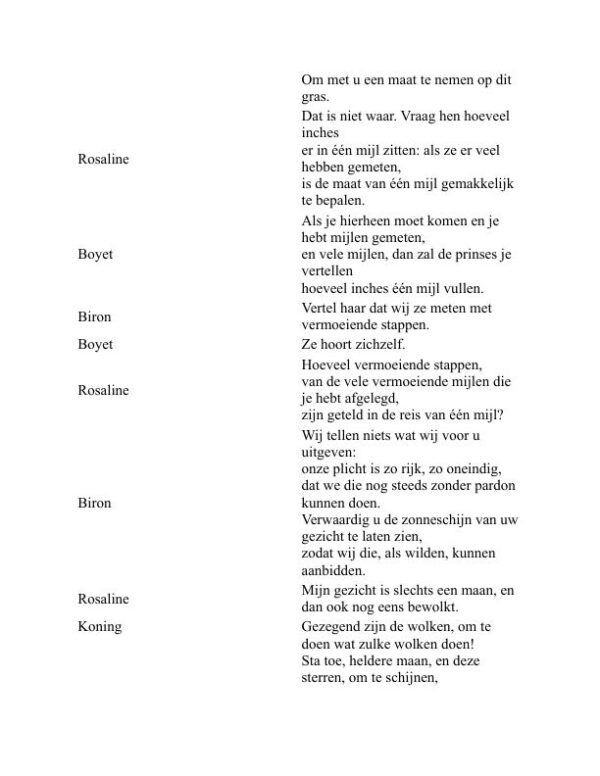 Liefdesarbeid is verloren - William Shakespeare (Love’s Labour’s Lost - Nederlands) - Image 2