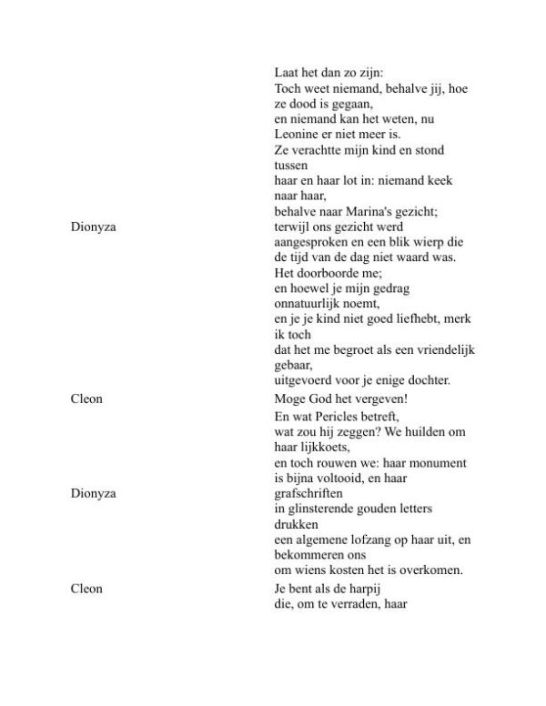 Perikles - William Shakespeare (Pericles - Nederlands) - Image 2