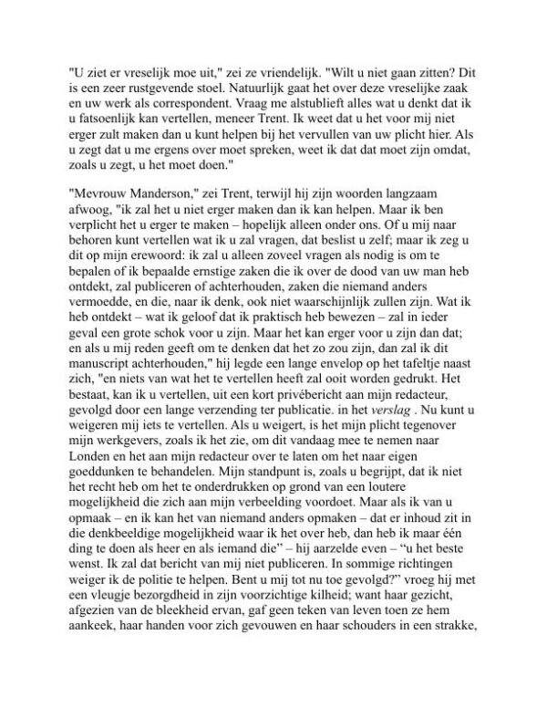 Trents laatste zaak - E. C. Bentley (Trent’s Last Case - Nederlands) - Image 2