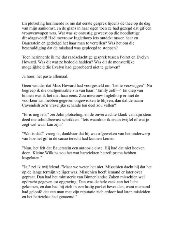 De mysterieuze affaire bij Styles - Agatha Christie (The Mysterious Affair at Styles - Nederlands) - Image 2