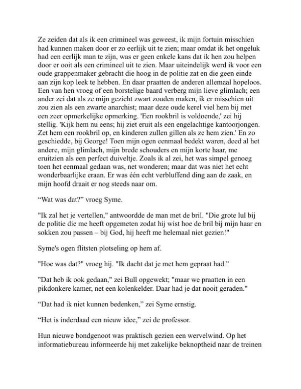De man die donderdag was - G. K. Chesterton (The Man Who Was Thursday - Nederlands) - Image 2