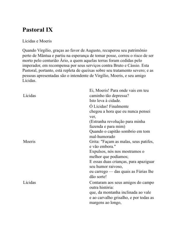 As Éclogas - Virgil (The Eclogues - Portugues) - Image 2
