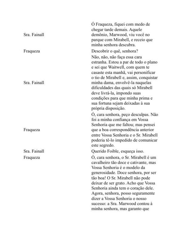 Caminho do Mundo - William Congreve (The Way of the World - Portugues) - Image 2