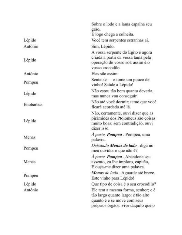 Antônio e Cleópatra - William Shakespeare (Antony and Cleopatra - Portugues) - Image 2