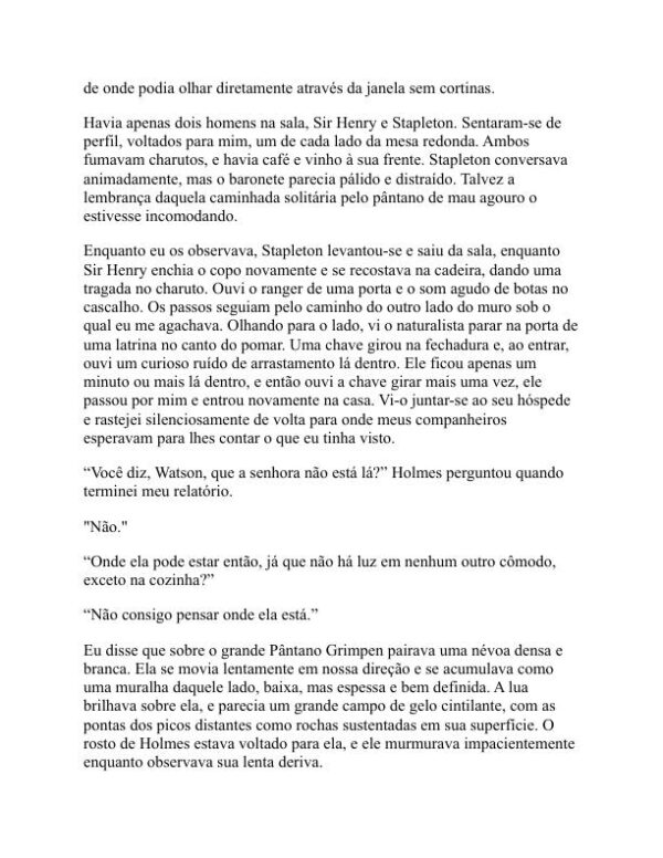 Cão dos Baskervilles - Arthur Conan Doyle (The Hound of the Baskervilles - Portugues) - Image 2