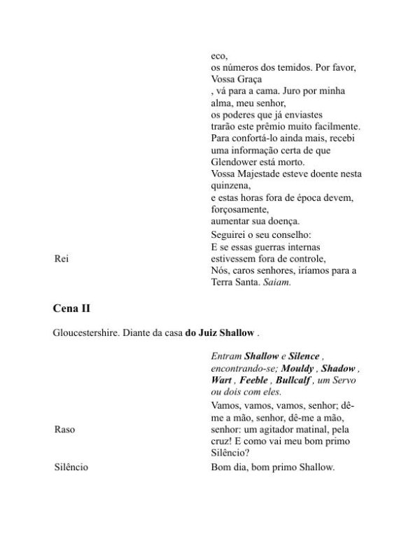 Henrique IV, Parte II - William Shakespeare (Henry IV, Part II - Portugues) - Image 2