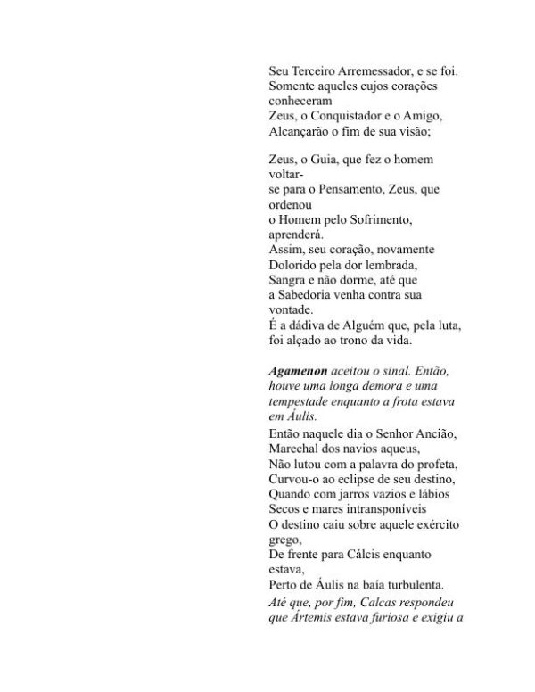 Agamenon - Aeschylus (Agamemnon - Portugues) - Image 2