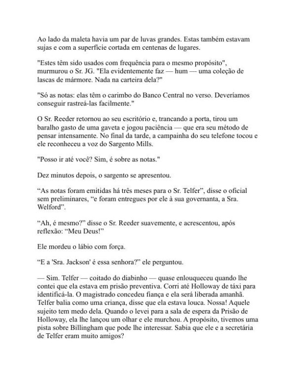 A Mente do Sr. JG Reeder - Edgar Wallace (The Mind of Mr. J. G. Reeder - Portugues) - Image 2