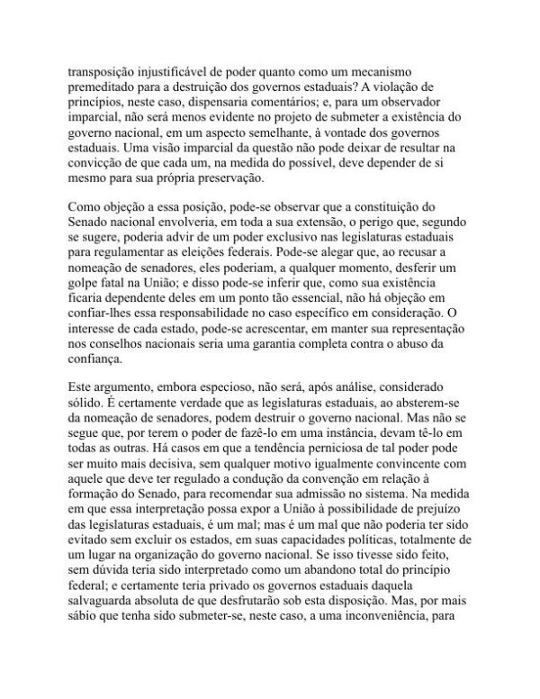 Os Documentos Federalistas - Alexander Hamilton (The Federalist Papers - Portugues) - Image 2