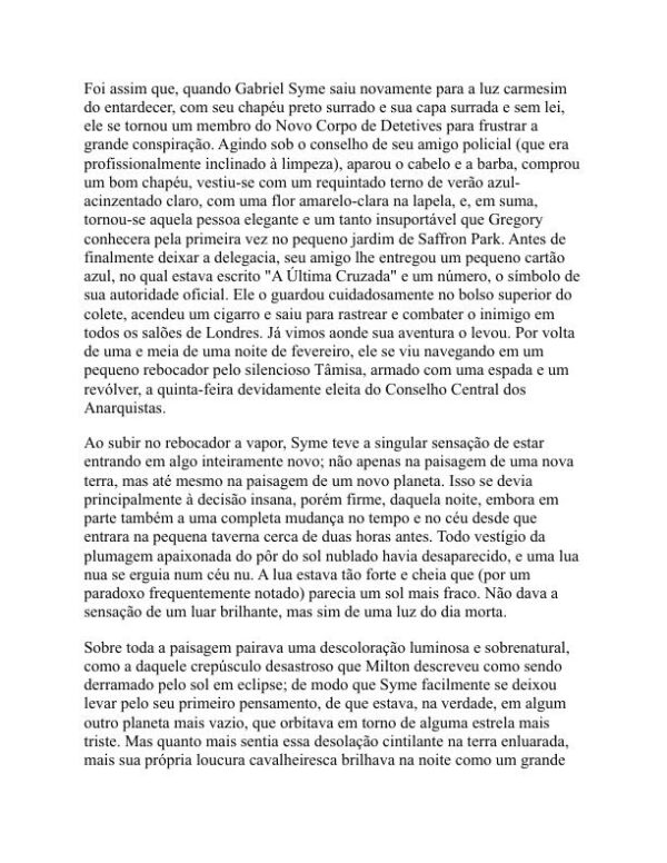 O Homem Que Era Quinta-feira - G. K. Chesterton (The Man Who Was Thursday - Portugues) - Image 2