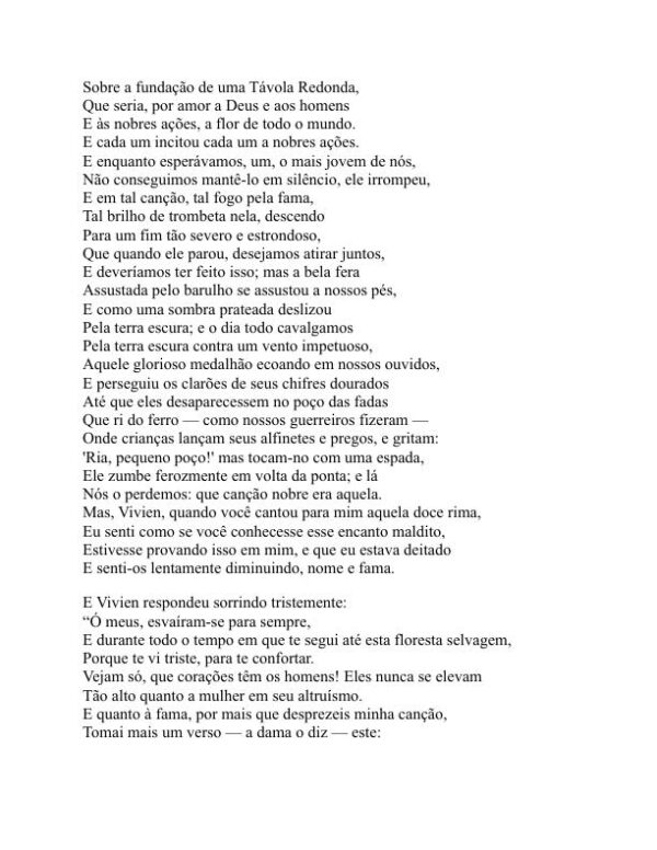 Idílios do Rei - Alfred, Lord Tennyson (Idylls of the King - Portugues) - Image 2