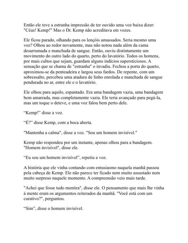 O Homem Invisível - H. G. Wells (The Invisible Man - Portugues) - Image 2