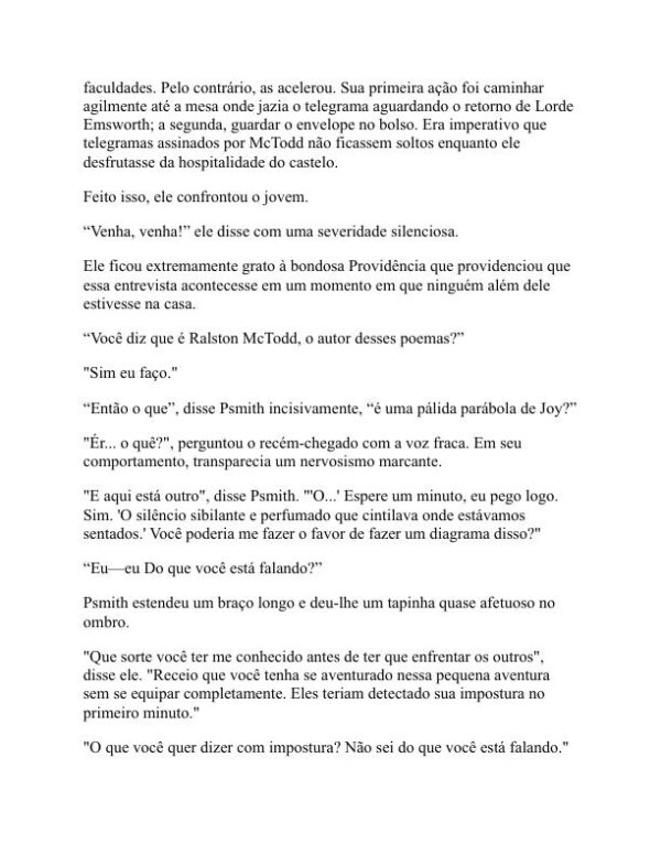 Deixe isso com Psmith - P. G. Wodehouse (Leave It to Psmith - Portugues) - Image 2