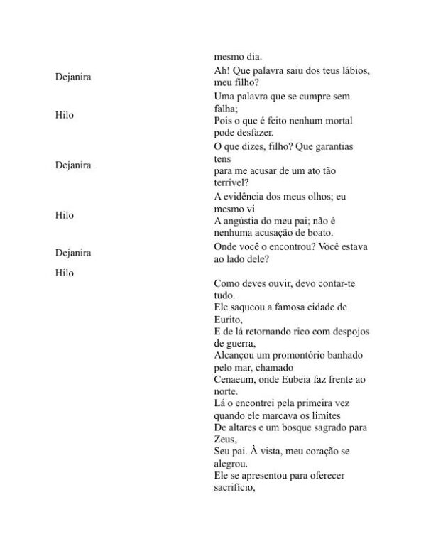 As Traquínias - Sophocles (The Trachiniae - Portugues) - Image 2