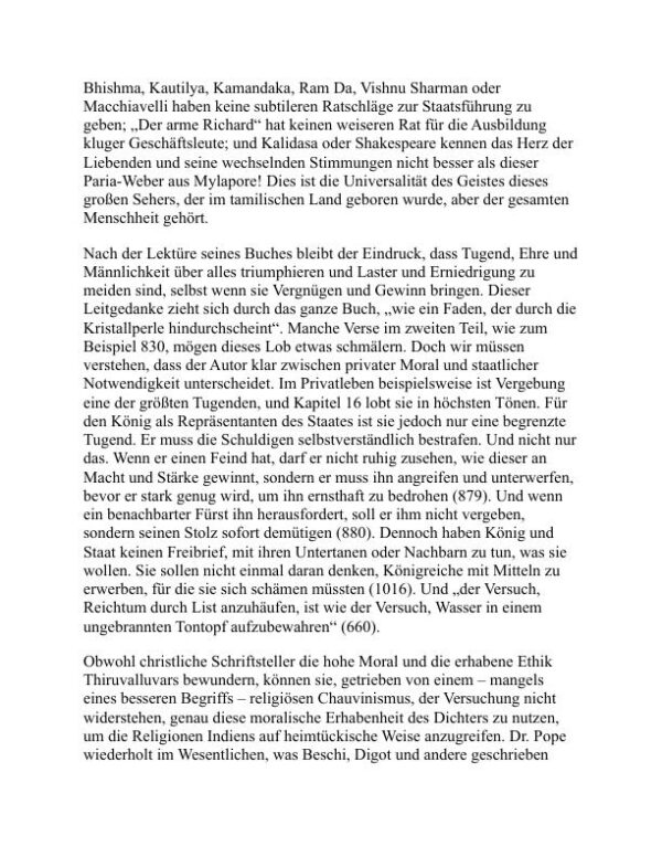 Der Kural - Thiruvalluvar (The Kural - Deutsch) - Image 2