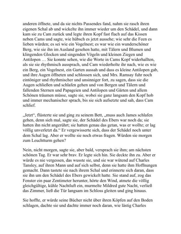 Zum Leuchtturm - Virginia Woolf (To the Lighthouse - Deutsch) - Image 2