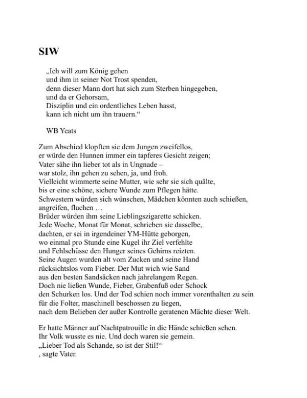 Poesie - Wilfred Owen (Poetry - Deutsch) - Image 2