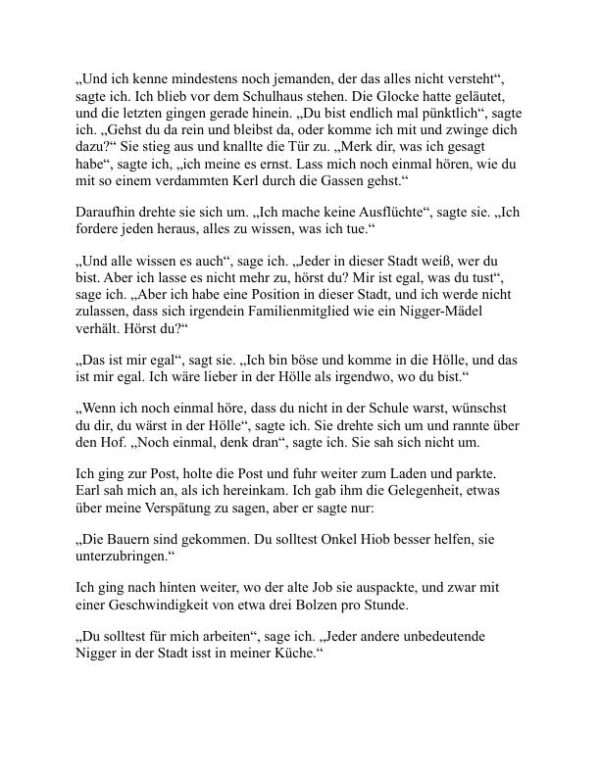 Schall und Wahn - William Faulkner (The Sound and the Fury - Deutsch) - Image 2