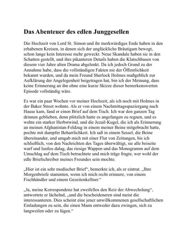 Die Abenteuer des Sherlock Holmes - Arthur Conan Doyle (The Adventures of Sherlock Holmes - Deutsch) - Image 2