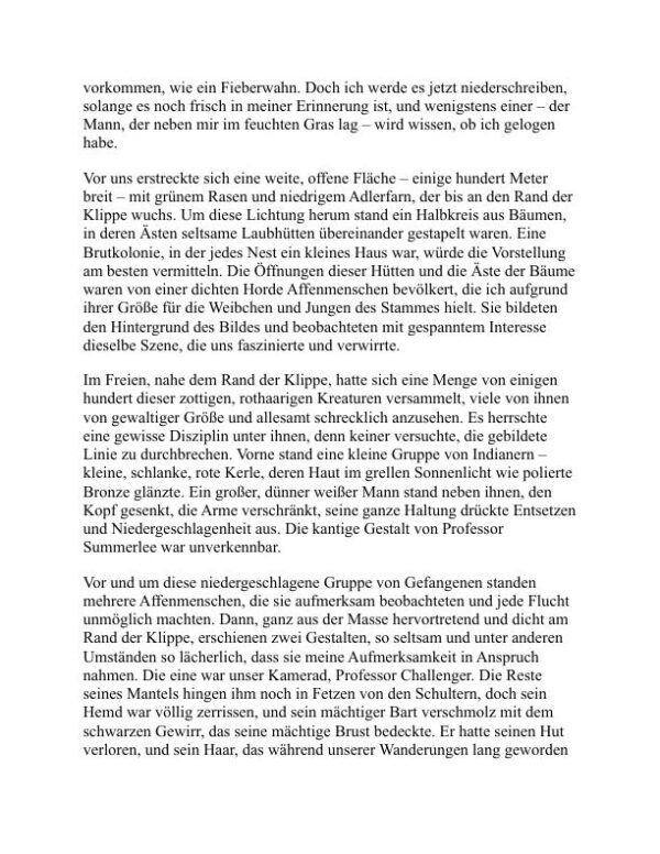 Die verlorene Welt - Arthur Conan Doyle (The Lost World - Deutsch) - Image 2