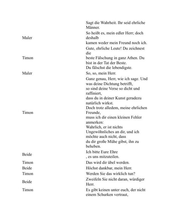 Timon von Athen - William Shakespeare (Timon of Athens - Deutsch) - Image 2