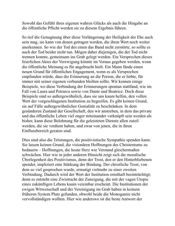Eine allgemeine Sicht des Positivismus - Auguste Comte (A General View of Positivism - Deutsch) - Image 2