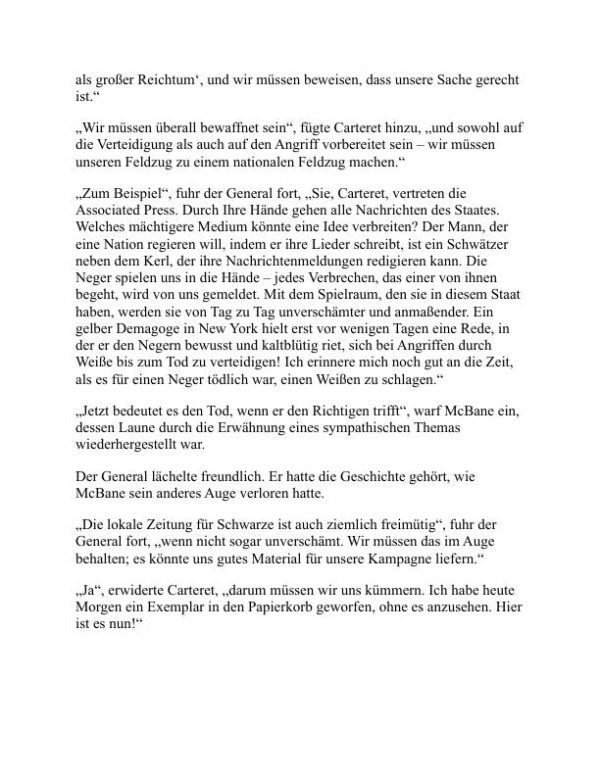 Das Mark der Tradition - Charles W. Chesnutt (The Marrow of Tradition - Deutsch) - Image 2