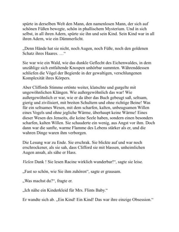Lady Chatterleys Liebhaber - D. H. Lawrence (Lady Chatterley’s Lover - Deutsch) - Image 2