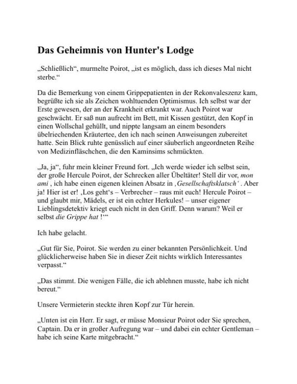 Poirot ermittelt - Agatha Christie (Poirot Investigates - Deutsch) - Image 2