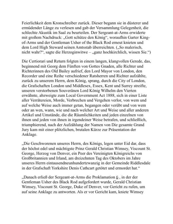 Wolken der Zeugen - Dorothy L. Sayers (Clouds of Witness - Deutsch) - Image 2