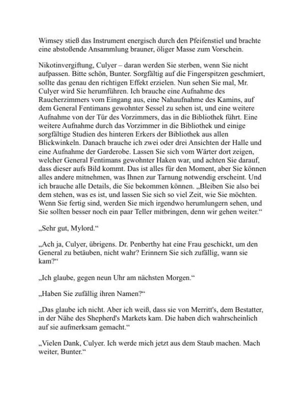 Die Unannehmlichkeiten im Bellona Club - Dorothy L. Sayers (The Unpleasantness at the Bellona Club - Deutsch) - Image 2