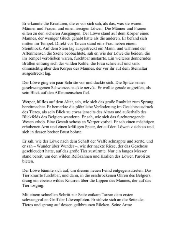 Tarzan und die Juwelen von Opar - Edgar Rice Burroughs (Tarzan and the Jewels of Opar - Deutsch) - Image 2