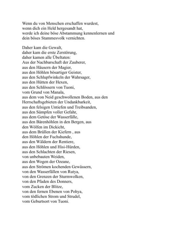 Das Kalevala - Elias Lönnrot (The Kalevala - Deutsch) - Image 2