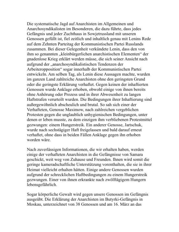 Meine Enttäuschung über Russland - Emma Goldman (My Disillusionment in Russia - Deutsch) - Image 2