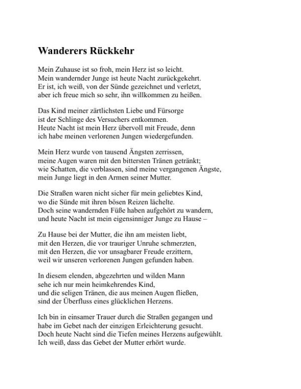 Poesie - Frances Ellen Watkins Harper (Poetry - Deutsch) - Image 2