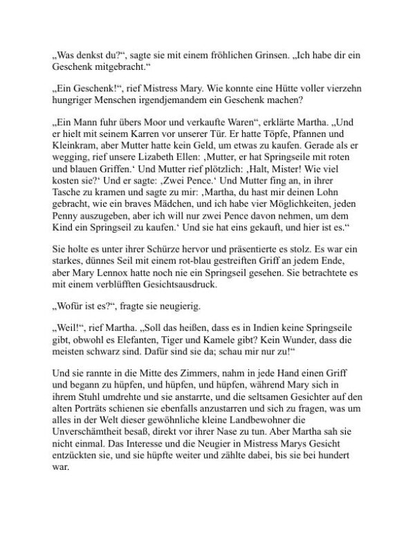Der geheime Garten - Frances Hodgson Burnett (The Secret Garden - Deutsch) - Image 2