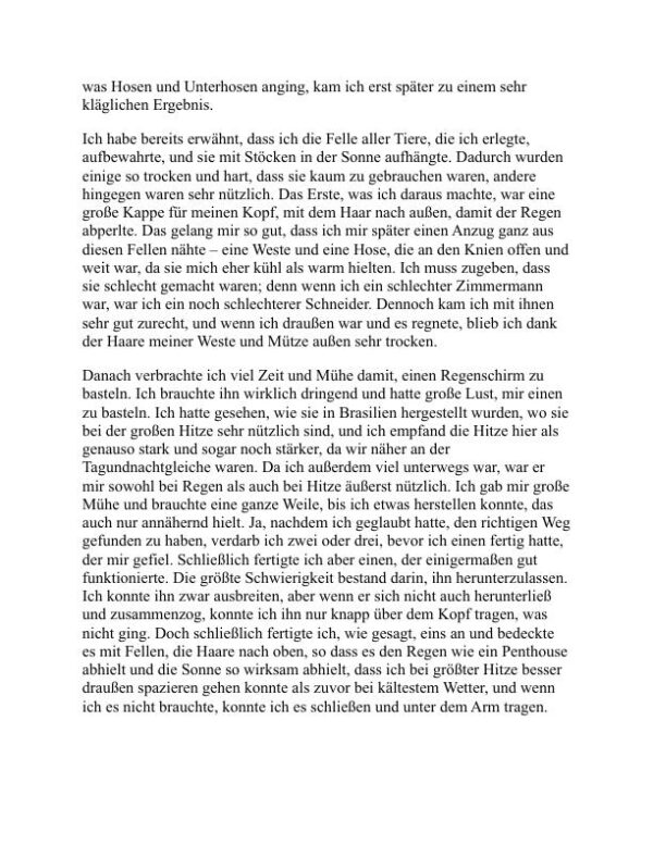 Das Leben und die Abenteuer von Robinson Crusoe - Daniel Defoe (The Life and Adventures of Robinson Crusoe - Deutsch) - Image 2