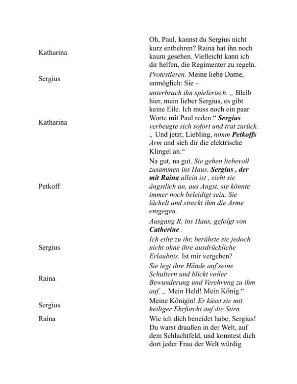 Waffen und der Mann - George Bernard Shaw (Arms and the Man - Deutsch) - Image 2