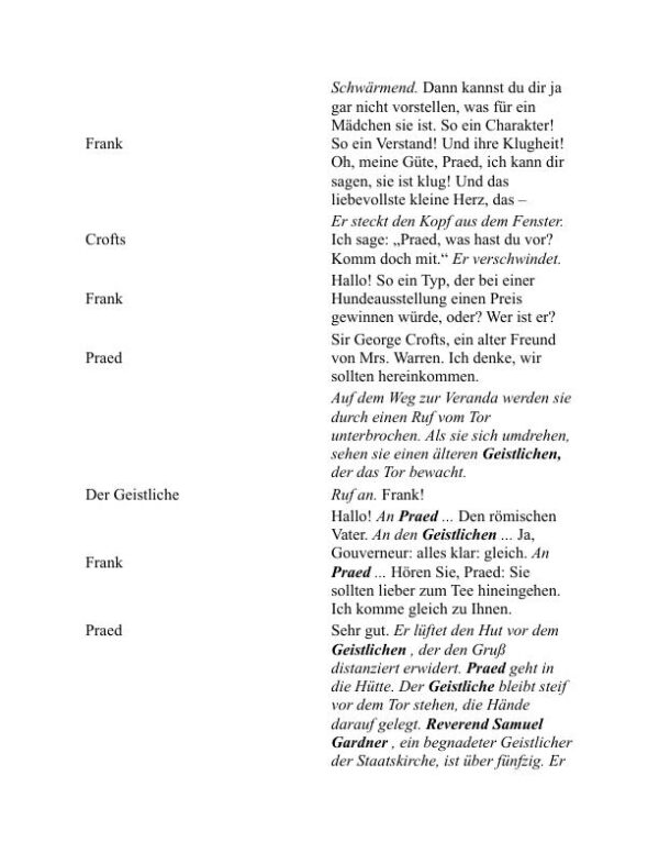 Beruf von Frau Warren - George Bernard Shaw (Mrs. Warren’s Profession - Deutsch) - Image 2