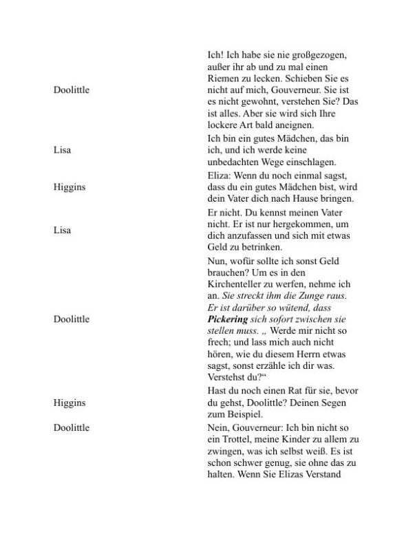 Pygmalion - George Bernard Shaw (Pygmalion - Deutsch) - Image 2