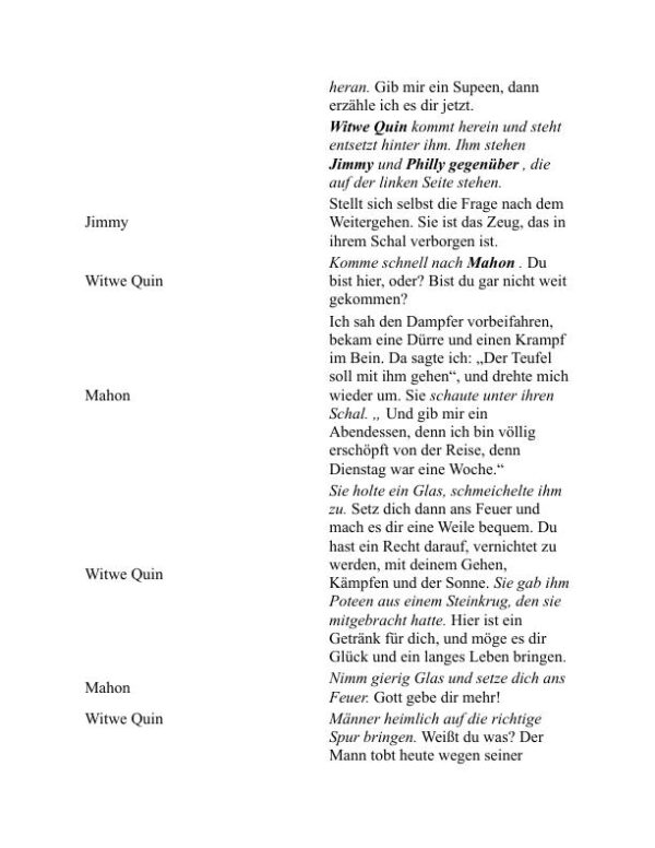 Der Playboy der westlichen Welt - J. M. Synge (The Playboy of the Western World - Deutsch) - Image 2