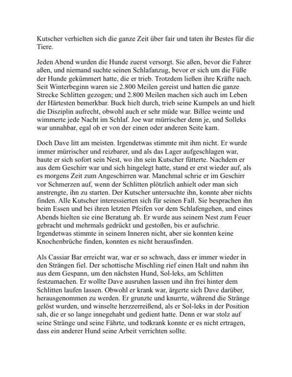 Der Ruf der Wildnis - Jack London (The Call of the Wild - Deutsch) - Image 2